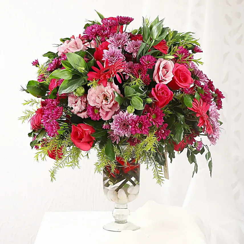 Seasons Fresh Flowers Vase Arrangement